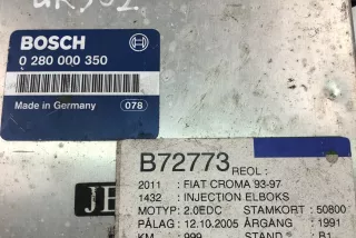 0280000350 , art10071762 Блок управления двигателем Fiat Croma 1 Арт 10071762, вид 4