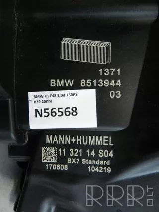 8513944 , artCAX13692 Корпус воздушного фильтра BMW X1 F48 Арт CAX13692, вид 3
