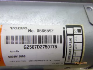 8686592 Подушка безопасности пассажирская (в торпедо) Volvo XC90 1 Арт E60407363, вид 6