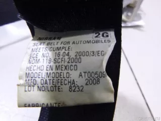 88844EL08A Ремень безопасности Nissan TIIDA C11 Арт E60343404, вид 4