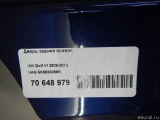 5K6833056K Дверь задняя правая Volkswagen Golf 5 Арт E70648979, вид 16