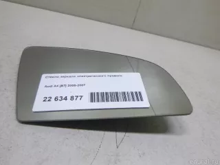  Стекло зеркала электрического правого Audi A4 B6 Арт E22634877, вид 8