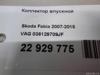 036129709JF VAG Коллектор впускной Skoda Fabia 2 restailing Арт E22929775, вид 13