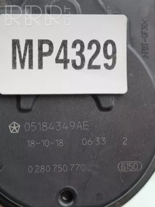 05184349ae, 0280750770 , artMPT8510 Заслонка дроссельная Chrysler Pacifica 2016 Арт MPT8510, вид 2
