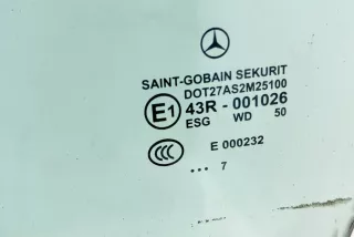 43R-001026 , art10310662 Стекло двери передней левой Mercedes SL r230 Арт 10310662, вид 8