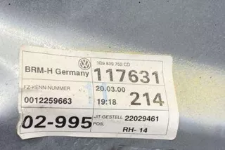 3B9839756C, 3B9839752CD , art10344376 Стеклоподъемник задний правый Volkswagen Passat B5 Арт 10344376, вид 2