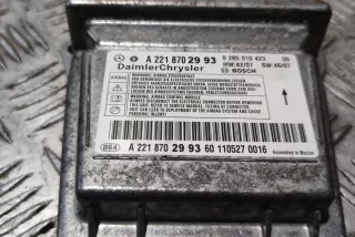 A2218702993 , art10079373 Блок AirBag Mercedes S W221 Арт 10079373, вид 2
