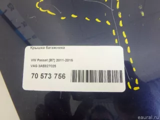 3AE827025 VAG Крышка багажника Volkswagen Passat B7 Арт E70573756, вид 18