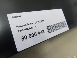 RN20031A TYG Капот Renault Duster 2 Арт E80905443, вид 9