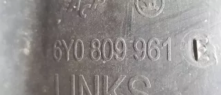 6Y0809961 Защита арок передняя левая (подкрылок) Skoda Fabia 1 Арт 2096509, вид 3