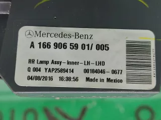 A1669065901 Фонарь внутренний Mercedes GLS X166 Арт 197366RM, вид 8