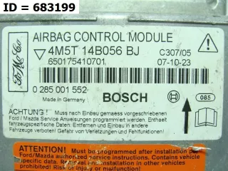 4M5T14B056BJ БЛОК УПРАВЛЕНИЯ AIRBAG Ford Focus 1 Арт MB72133, вид 2