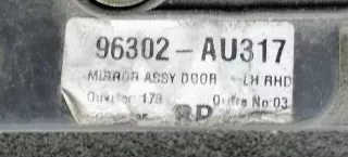 96302-AU317 Зеркало наружное левое Nissan Primera 12 Арт 2093487, вид 4