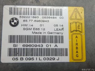 65779149934 BMW Блок управления AIR BAG BMW 7 E65/E66 Арт E95652784, вид 9