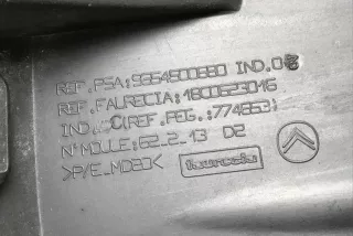 9654490780, 9654500680 , art11192169 Кронштейн крепления бампера заднего Citroen C4 Grand Picasso 1 Арт 11192169, вид 7