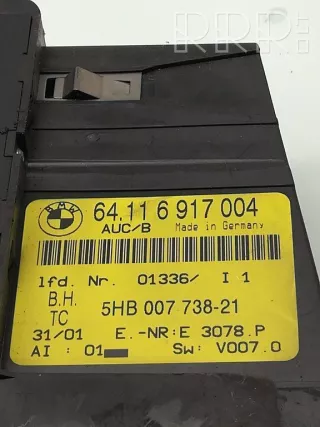 64116917004 , artRDJ3039 Блок управления печки/климат-контроля BMW 3 E46 Арт RDJ3039, вид 3