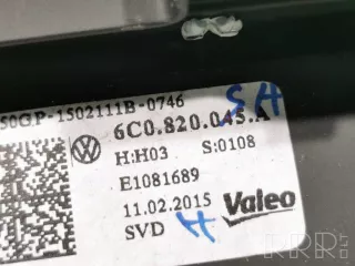 6c0820045a, e1081689, 1502111b0746 , artTMO33907 Блок управления печки/климат-контроля Volkswagen Polo 5 Арт TMO33907, вид 3