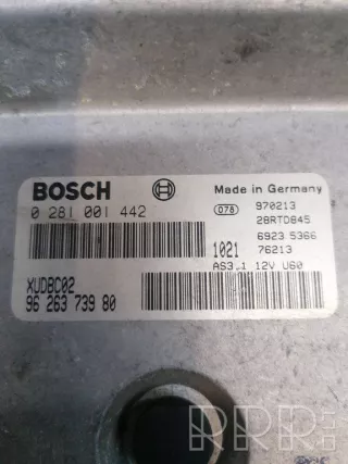 0281001442, 9626373980 , artABR4706 Блок управления двигателем Peugeot 806 Арт ABR4706, вид 2