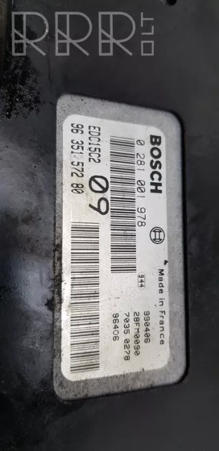 9635157280, 0281001978 , artTIM14245 Блок управления двигателем Peugeot 406 Арт TIM14245, вид 4