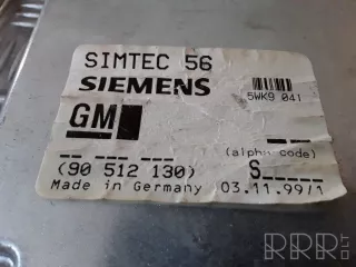 90512130, 5wk9041 , artBRZ5225 Блок управления двигателем Opel Vectra B Арт BRZ5225, вид 4