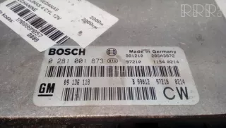 0281001873, 09136118, 09136118cw , artJUR85735 Блок управления двигателем Opel Vectra B Арт JUR85735, вид 3