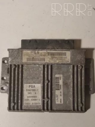 84820v02 , artNMZ3120 Блок управления двигателем Citroen Xsara Picasso Арт NMZ3120, вид 1