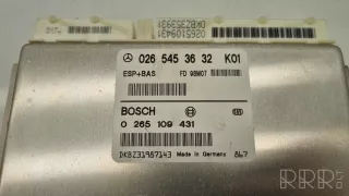 0265453632, 0265109431 , artOBR2704 Блок управления ESP Mercedes A W168 Арт OBR2704, вид 3