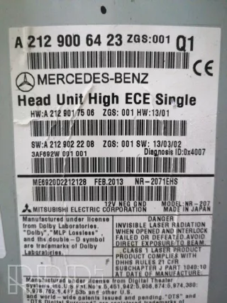 a2129006423, a2129017506, a2129022208 , artDRE1708 Блок навигации Mercedes E W212 Арт DRE1708, вид 7
