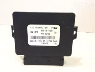 a1669002700, 223778106, 122500440 , artGAR13620 Блок ручника (стоячного тормоза) Mercedes ML/GLE W166 Арт GAR13620, вид 1