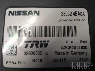 360324ba0a, 32620330, a2c92013800 , artELK277 Блок ручника (стоячного тормоза) Nissan X-Trail T32 Арт ELK277, вид 2