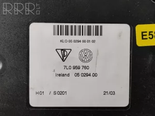 7l0959760, 05029400, 050294000102 , artKAM27419 Блок управления сиденьем Volkswagen Touareg 1 Арт KAM27419, вид 2