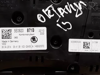 5e0920871b , artAUT38145 Щиток Приборов (Приборная Панель) Skoda Octavia A7 Арт AUT38145, вид 5