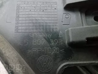 3c5807393 , artMJA19859 Кронштейн крепления бампера заднего Volkswagen Passat B6 Арт MJA19859, вид 2