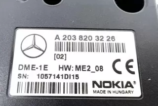 A2038203226 , art11277208 Блок управления телефоном Mercedes S W220 Арт 11277208, вид 7