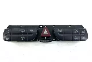 A2038219258, 2039705600 , art11278021 Кнопка аварийной сигнализации Mercedes C W203 Арт 11278021, вид 1