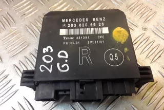 2038206626 , art866930 Блок управления двери задней правой Mercedes C W203 Арт 866930, вид 1