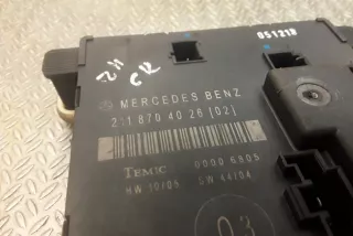 2118704026 , art3056870 Блок управления двери задней левой Mercedes E W211 Арт 3056870, вид 3