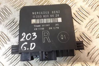 2038206626 , art870198 Блок управления двери задней правой Mercedes C W203 Арт 870198, вид 1