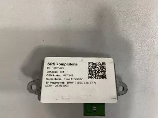 6970906 , art3063601 Блок AirBag BMW 7 E65/E66 Арт 3063601, вид 1