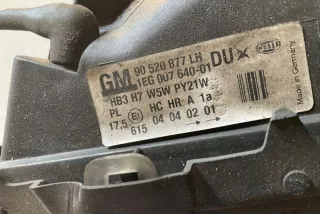 90520877, 1EG00764001 , art9580785 Фара левая Opel Astra G Арт 9580785, вид 2