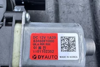 83460F1000 , art9927299 Моторчик стеклоподъемника задний правый Kia Sportage 4 Арт 9927299, вид 2