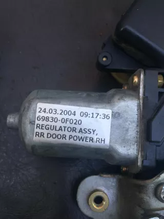 TOY260W, 997249-100 , art625669 Стеклоподъемник задний правый Toyota Corolla VERSO 2 Арт 625669, вид 4