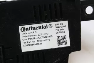 72311AJ010 , art3073684 Блок управления печки/климат-контроля Subaru Legacy 4 Арт 3073684, вид 5