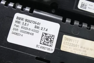 9352735 , art300134 Блок управления печки/климат-контроля BMW 5 F10/F11/GT F07 Арт 300134, вид 7