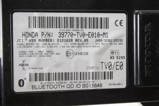 39770-TV0-E010-M1 , art3320490 Блок Bluetooth Honda Civic 9 Арт 3320490, вид 3