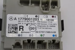 A1779001203 , art5788324 Блок управления двери задней левой Mercedes A W177 Арт 5788324, вид 3