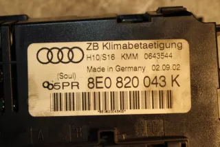 8E0820043K , art329600 Блок управления печки/климат-контроля Audi A4 B6 Арт 329600, вид 3
