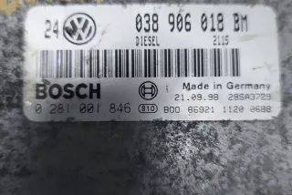 0281001846 , art3421242 Блок управления двигателем Volkswagen Golf 4 Арт 3421242, вид 3