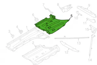 51757394810 , art3310285 Защита двигателя BMW X3 G01 Арт 3310285, вид 10