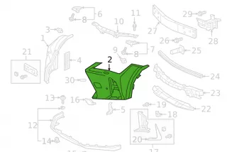 5211276912 , art5316130 Бампер передний Lexus UX Арт 5316130, вид 8